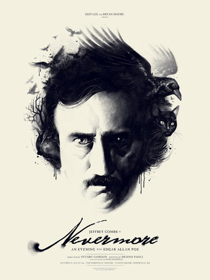 Check This Amazing Artwork Of Jeffrey Combs As Edgar Allan Poe In NEVERMORE